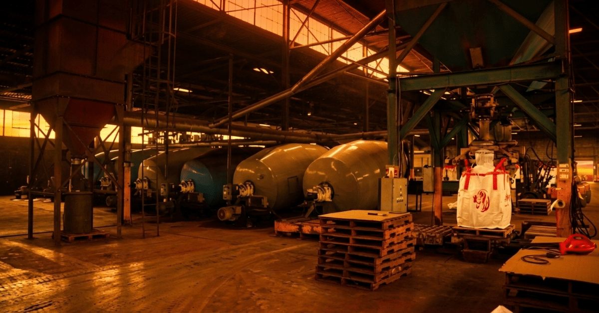 Ole Red Dog Bag in a warehouse